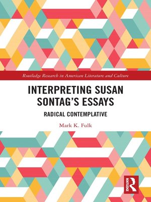 cover image of Interpreting Susan Sontag's Essays